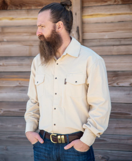 Outback - Bryce Corduroy Shirt - Tan