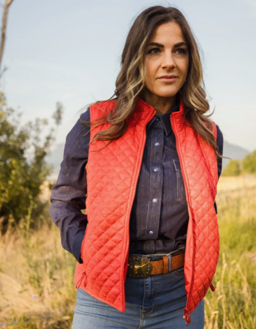 Outback Ladies Wilona Vest - Red