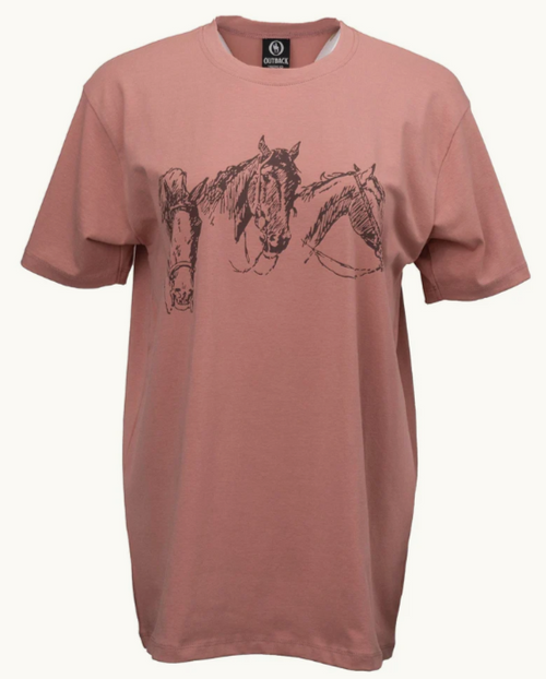 Outback Ladies Triple Gallop Gang Tee