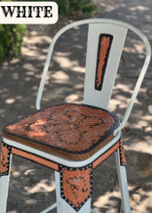 AS Swivel Metal Bar Stools w/ Tall Back