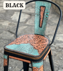 AS Swivel Metal Bar Stools w/ Tall Back