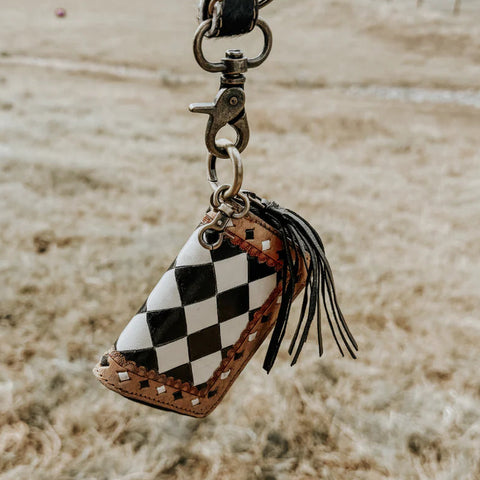 Perri's Leather Buckle Purse - Brown