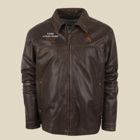 CC Mens Rifleman Chestnut Leather Jacket