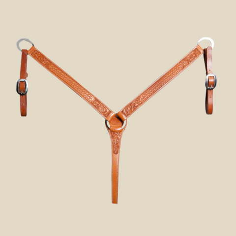 Perri's Twisted Leather Halter With Plate