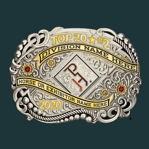 Eastern and Western National Champion Buckle