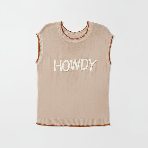 Howdy Sweater Vest