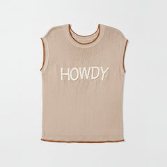 Howdy Sweater Vest