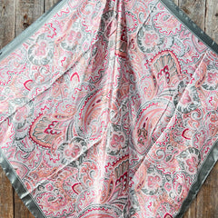 Wildrag - Pink & Grey Paisley