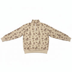 Ribbon Roping Quarter Zip