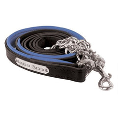 Perri's Padded Leather Lead with Plate