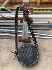 AS - The Cowboy Stitch Canteen Bag - Black Roughout