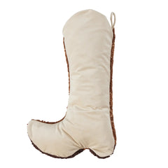 Brown Cowboy Boot Hook Stocking
