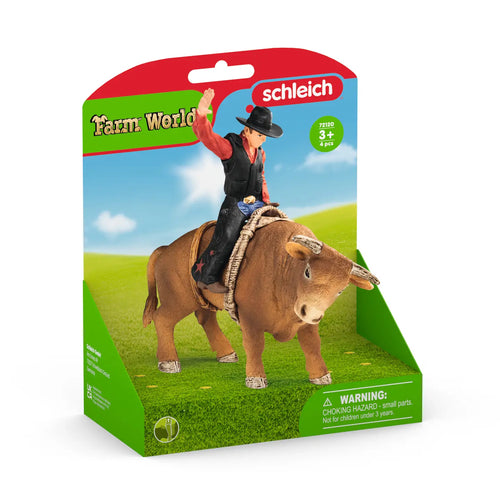 Schleich Cowboy Bull Riding Play Set