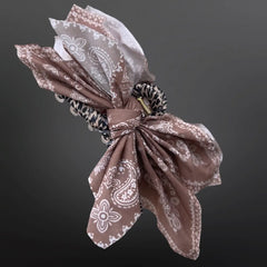 Bandana Bow Hair Claw
