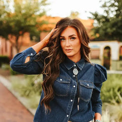 Denim Darling Top