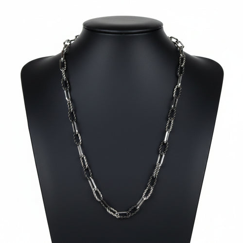 W&C 18K White Gold Plated Chain Necklace