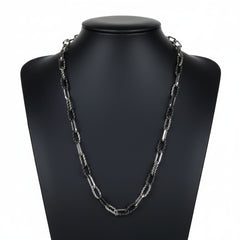 W&C 18K White Gold Plated Chain Necklace