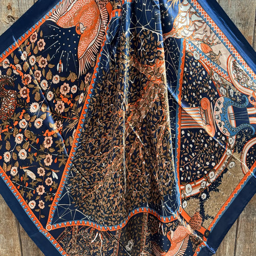 Wildrag - Navy & Orange Multi
