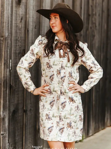 Acres Button Up Dress