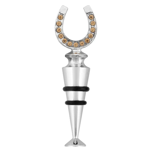 Crystal Horseshoe Wine Stopper