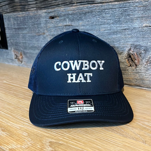 Cowboy Hat Cap- Navy