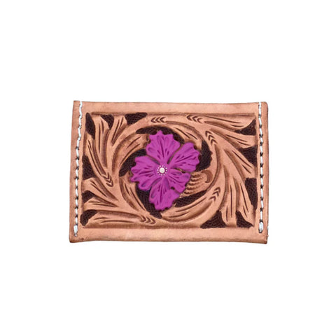 Perri's Leather Buckle Purse - Brown