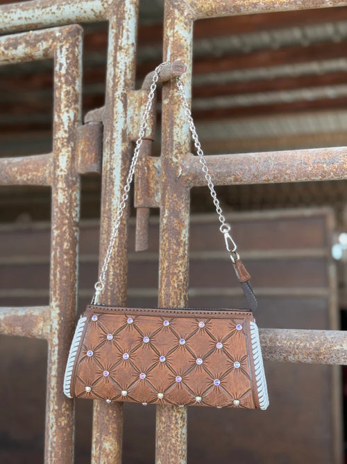 AS - The Pony Purse - Chocolate Rhinestone