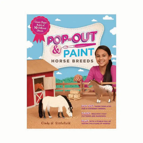 POP-OUT & PAINT Horse Breeds Book