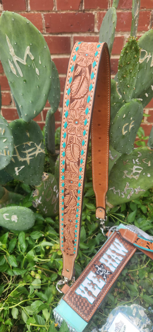 YEEHAW Stadium Fringe Alamo Saddlery - Turquoise