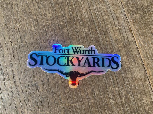 Stockyards Holographic Stickers