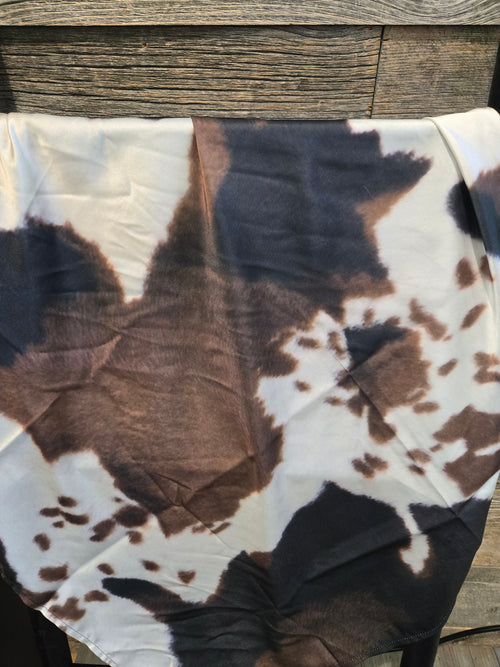 Cowhide Print Wild Rag