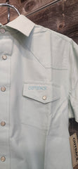 Outback Western Pearl Snap - Mint