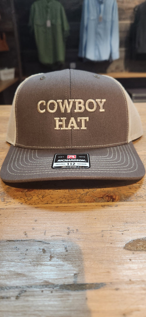 Cowboy Hat Cap - Brown / Khaki
