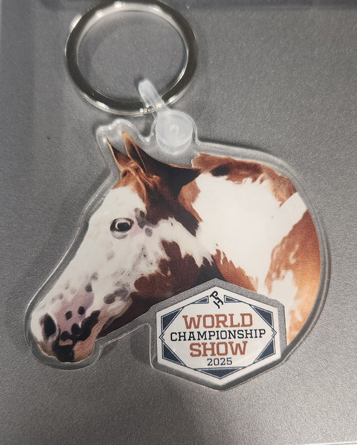 World Show Horse Head Keychain