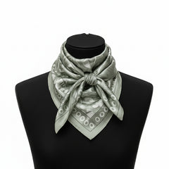 Wild Rag - Sage & White Paisley
