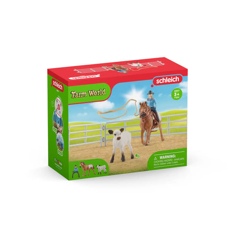 Schleich Barrel Rodeo Racing Playset