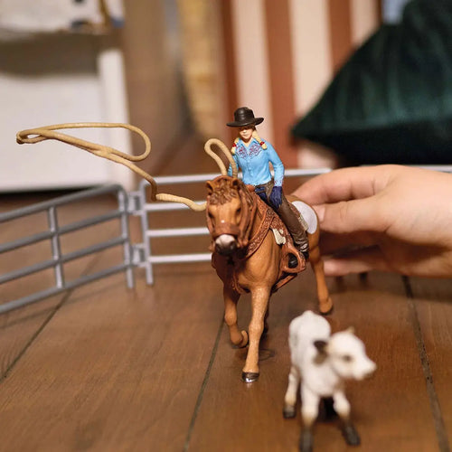 Schleich Barrel Rodeo Racing Playset