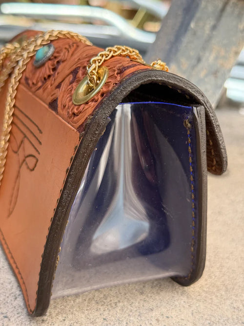 AS - The Cowgirl Stadium Clutch - Turquoise