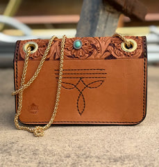 AS - The Cowgirl Stadium Clutch - Turquoise
