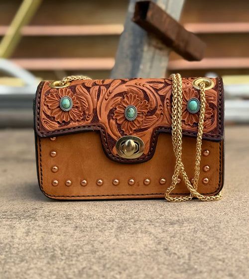 AS - The Cowgirl Stadium Clutch - Turquoise