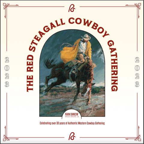Red Steagall Cowboy Gathering Vest - Mens