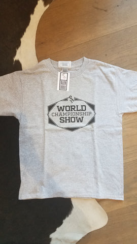 2021 World Show Grey Tee
