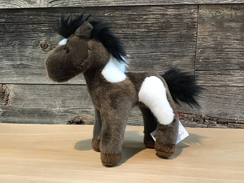 Paint Horse Stuffed Animal: Brown