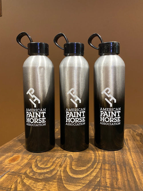 Grey to Black Ombre Water Bottle