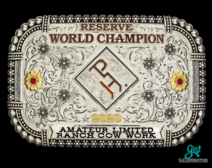 Reserve World Champion Duplicate Buckle PH Barn Door